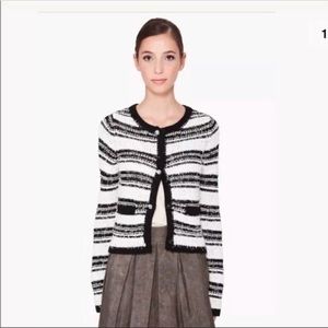 Alice & Olivia black and white cardigan. Size XS